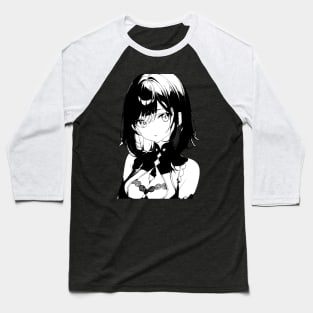 Manga style girl portrait Baseball T-Shirt